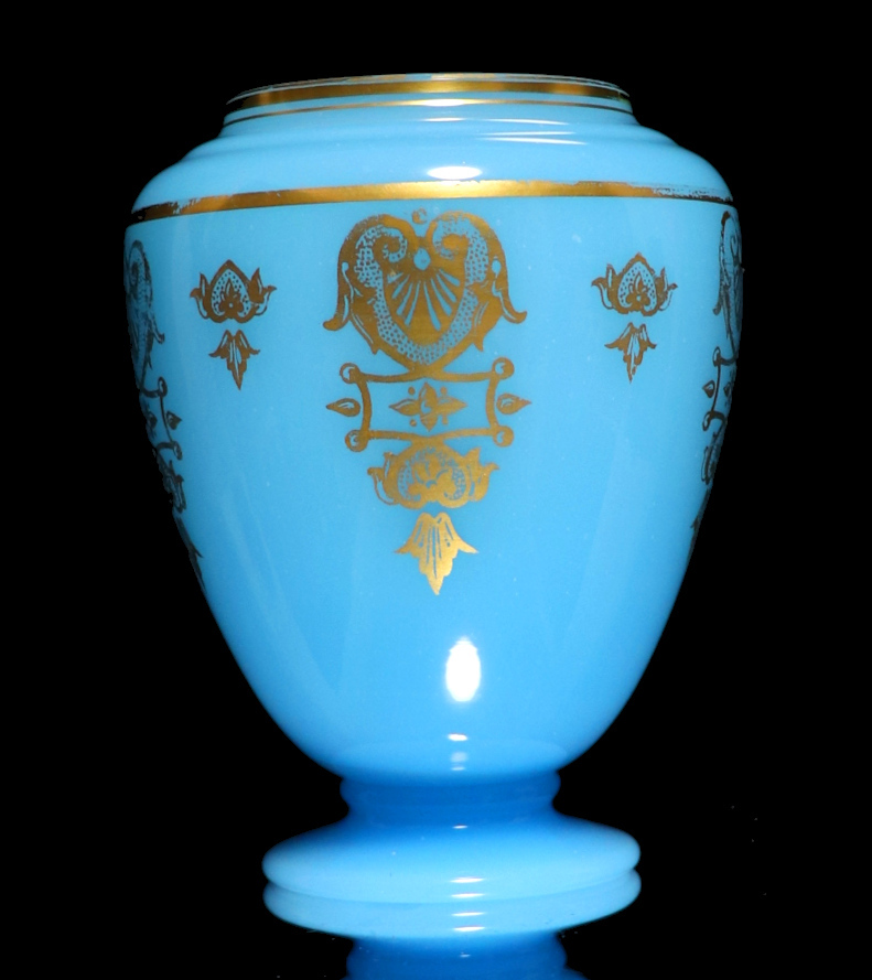 オールド・バカラ(BACCARAT) 1970年 金彩 花瓶 エンパイア オールド・バカラ(BACCARAT) 1970年 金彩 花瓶 エンパイア