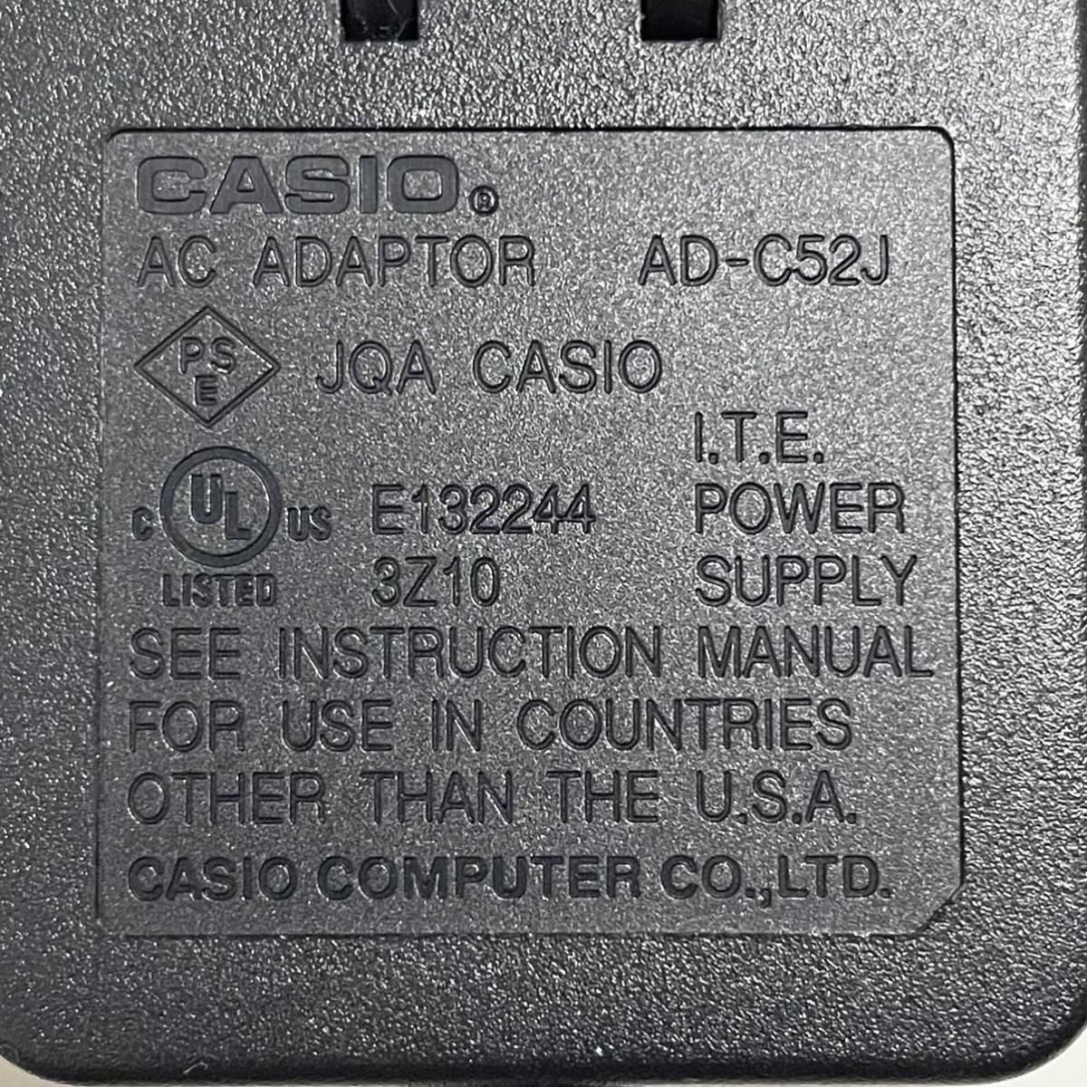 カシオ CASIO ACアダプター AD-C52J 動作確認済み (充電器/EXILIM/クレードル)の画像3