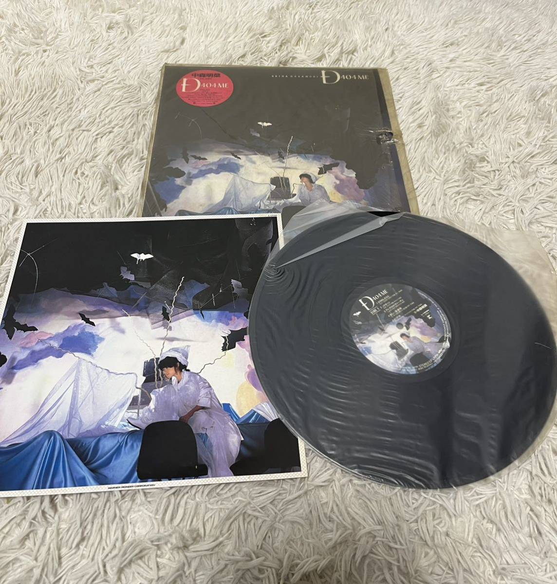 中森明菜 LPレコード 3枚セット クリムゾン Live in '87 D404ME_画像5