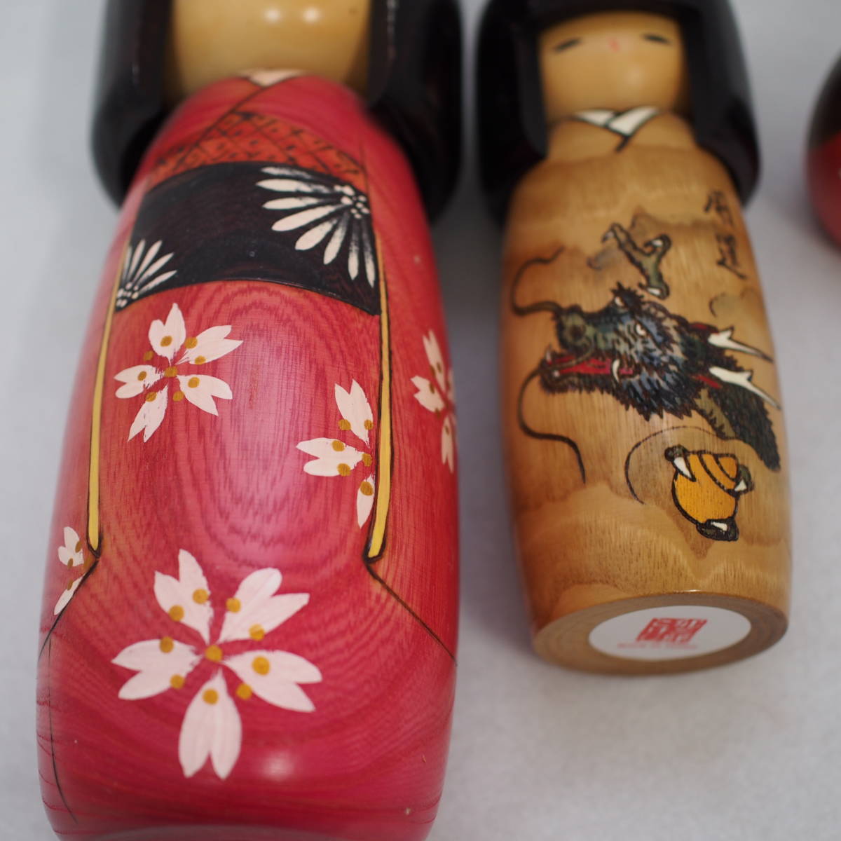 卯三郎　こけし　創作こけし　Kokeshi doll 伝統工芸　3体まとめ　中古　現状品　管理番号308-2_画像5