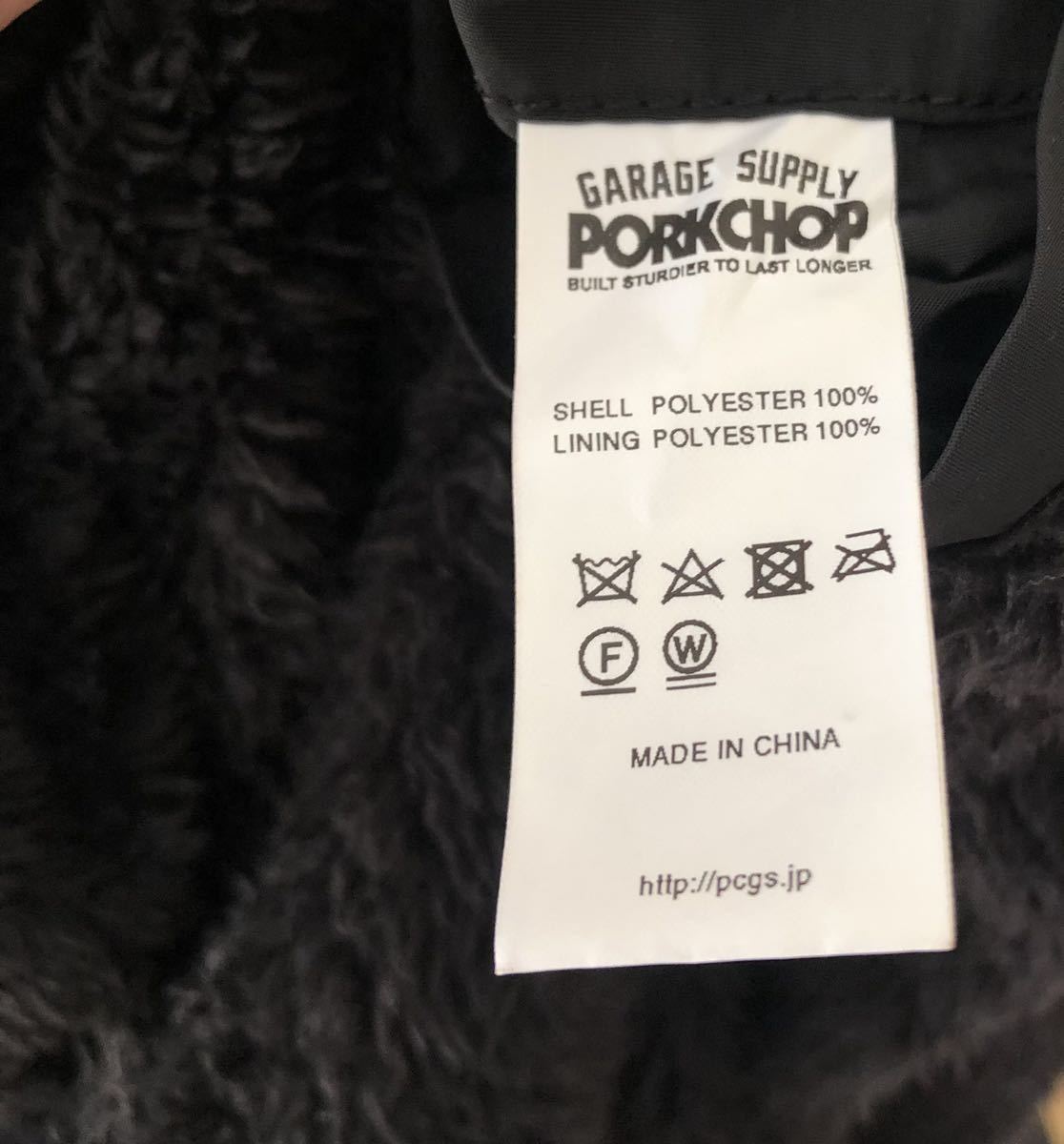 [PORKCHOP GARAGE SUPPLY] ORIGINAL BOA COACH JACKET BLACK / Mサイズ_画像8