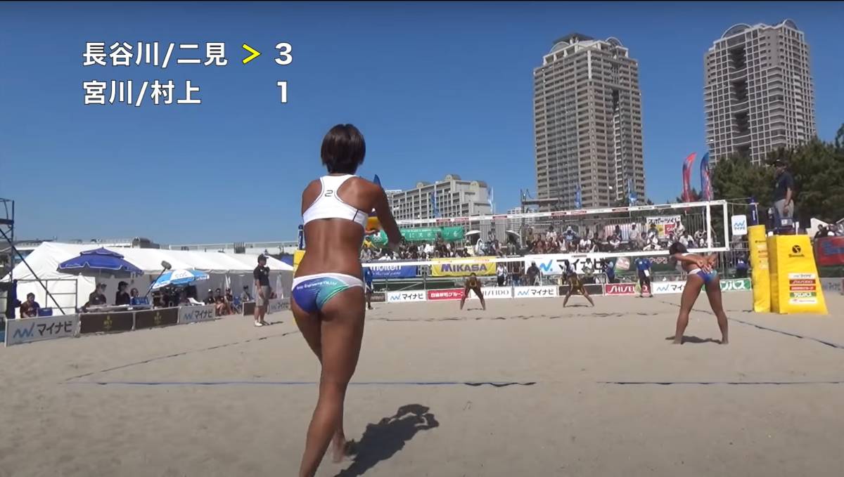 JBV Japan beach volleyball ream . official 2017 year minor bi Japan Tour no. 1 war Tokyo convention [ woman decision .] large je -stroke BD compilation 