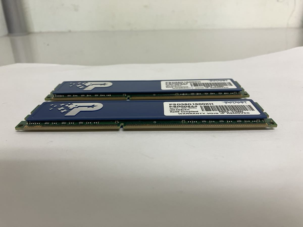 PATRIOT 8GB PC3-12800 1600MHz_画像2