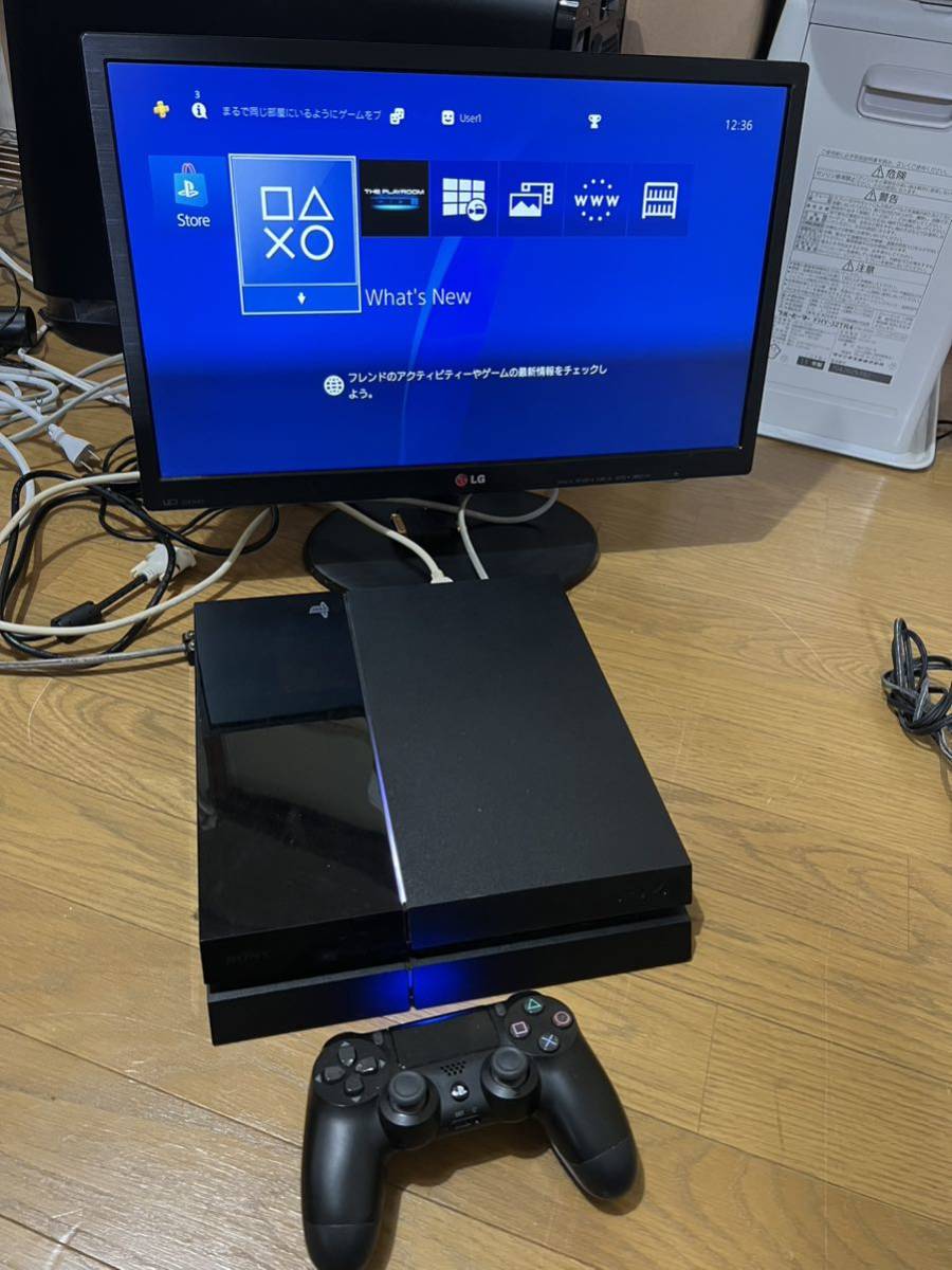 SONY ソニー プレイステーション PS4 PlayStation CUH -1000A コントローラー付き　動作品　(FB 2)_画像1