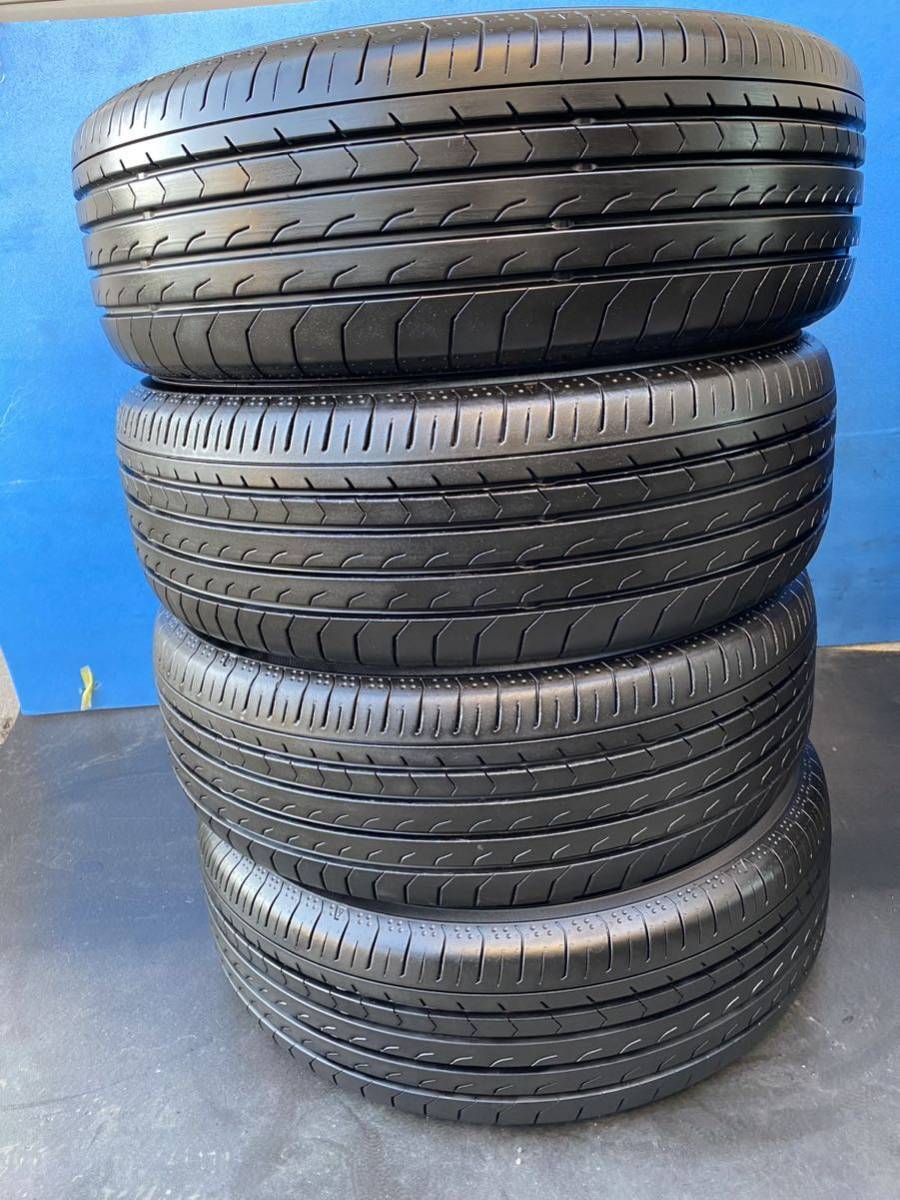 【YOKOHAMA BluEarth RV03】《195/65R15 91H》22年製【送料無料※一部地域有料】中古タイヤ4本セット ◆バリ山_画像1