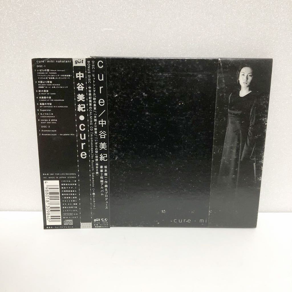 中古CD2枚組★ 中谷美紀 / cure ★坂本龍一_画像1