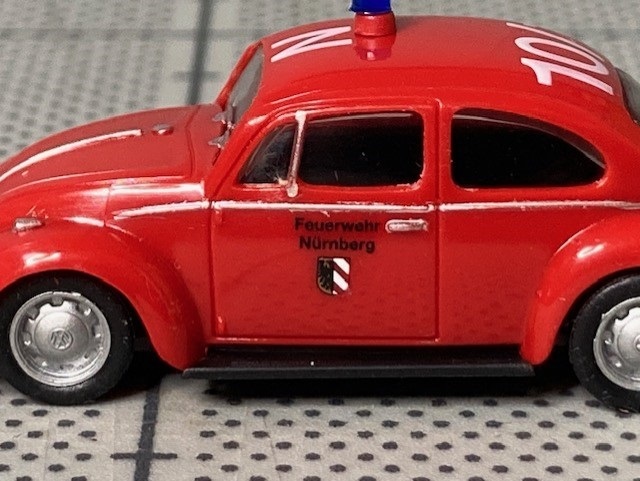 1/87 Herpa VW Kafer &#34;Feuerwehr Nurnberg&#34;
