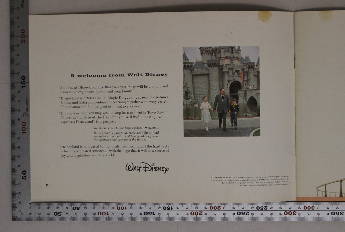 印刷物『WALT DISNEY’S GUIDE TO Disneyland』Walt Disney Productions 補足:アメリカディズニーランドガイドホテルレストランショー_画像3