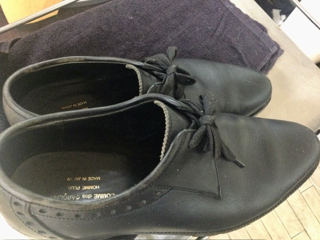 ★COMME des GARCONS HOMME PLUS 黒革靴27cm★_画像2