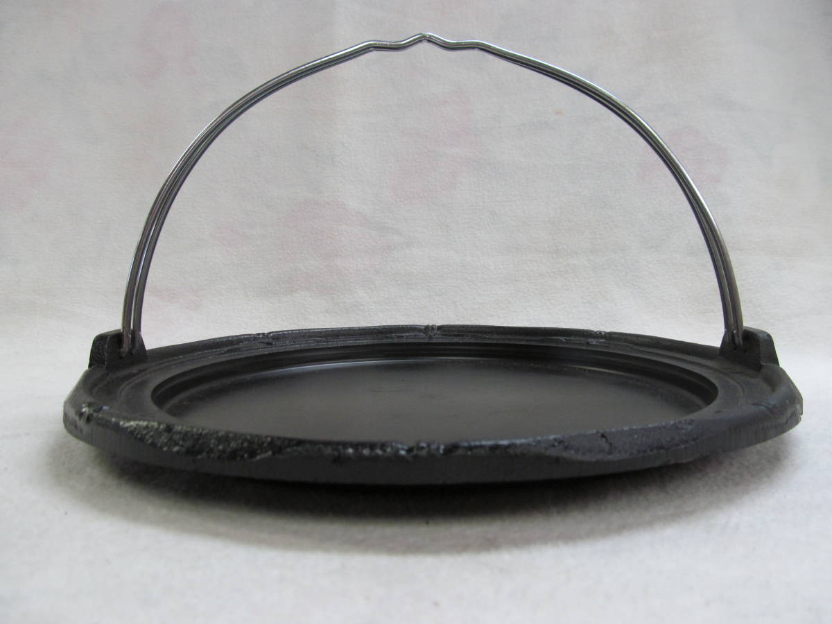 扇印 鉄鍋 鉄板鍋 すき焼き 鉄板焼 など 昭和レトロ 未使用、保管品の画像2