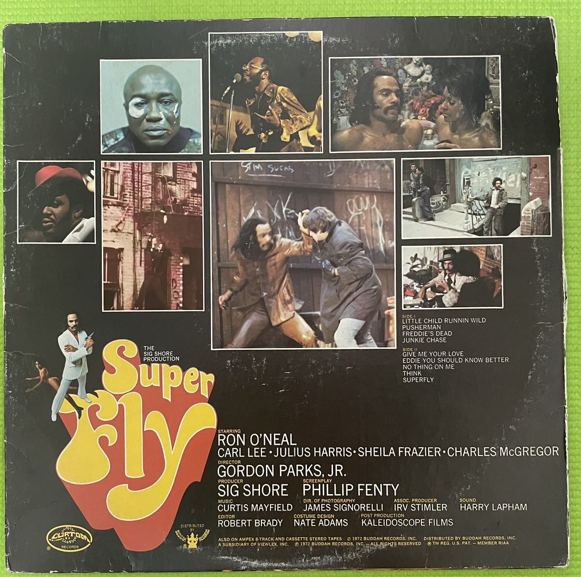 Soul sampling raregroove record ソウル　サンプリング　レアグルーブ　レコード　O.S.T.(Curtis Mayfield) / Super Fly 1972 US ORIGINAL_画像2