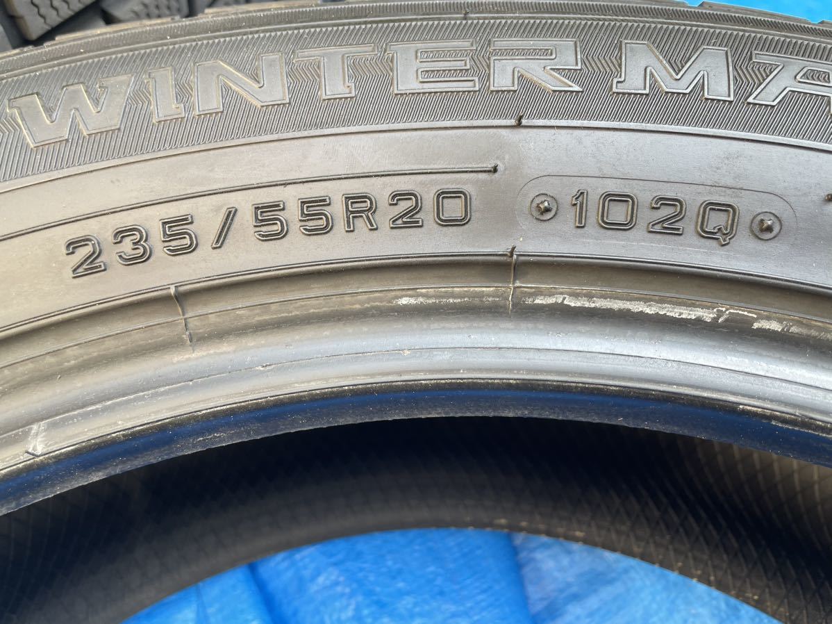 WINTER MAXX SJ8 235/55R20 102Q 中古タイヤ×4本 屋内保管極上品(20