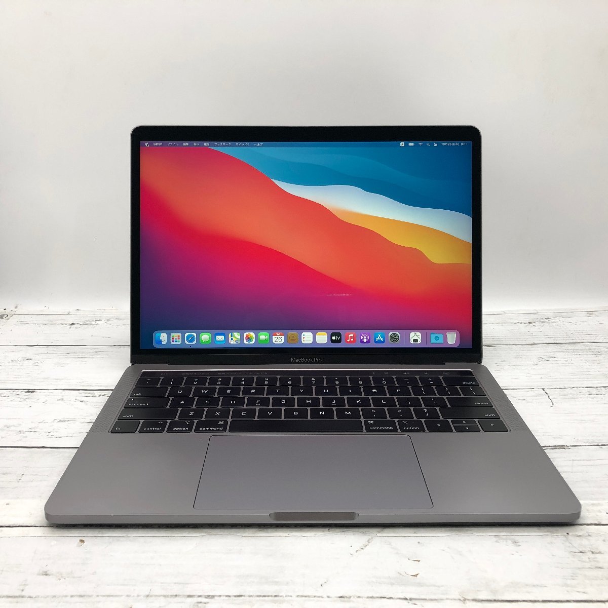 Apple MacBook Pro 13-inch 2018 Four Thunderbolt 3 ports Core i7 2.70GHz/16GB/256GB(NVMe) 〔1026N02〕_画像2
