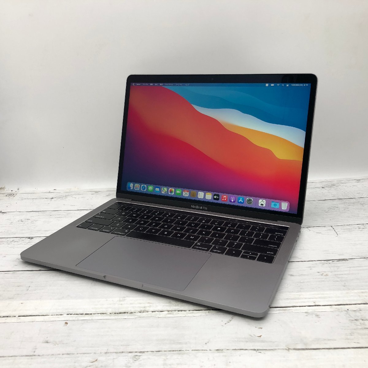 Apple MacBook Pro 13-inch 2018 Four Thunderbolt 3 ports Core i7 2.70GHz/16GB/256GB(NVMe) 〔1026N02〕_画像1