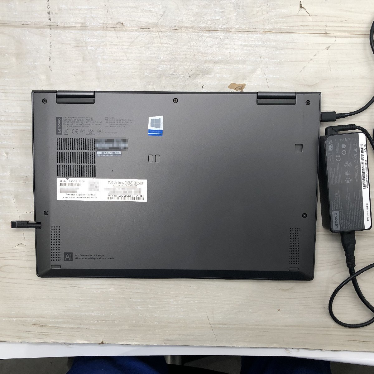 Lenovo ThinkPad X1 Yoga 20QG-S1T20U Core i7 8665U 1.90GHz/16GB/512GB(NVMe) 〔1106N34〕_画像10