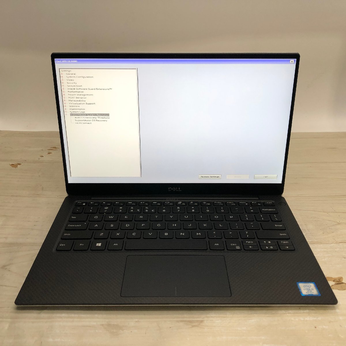 DELL XPS 13 9380 Core i7 8665U 1.90GHz/16GB/なし 〔1102N41〕_画像2
