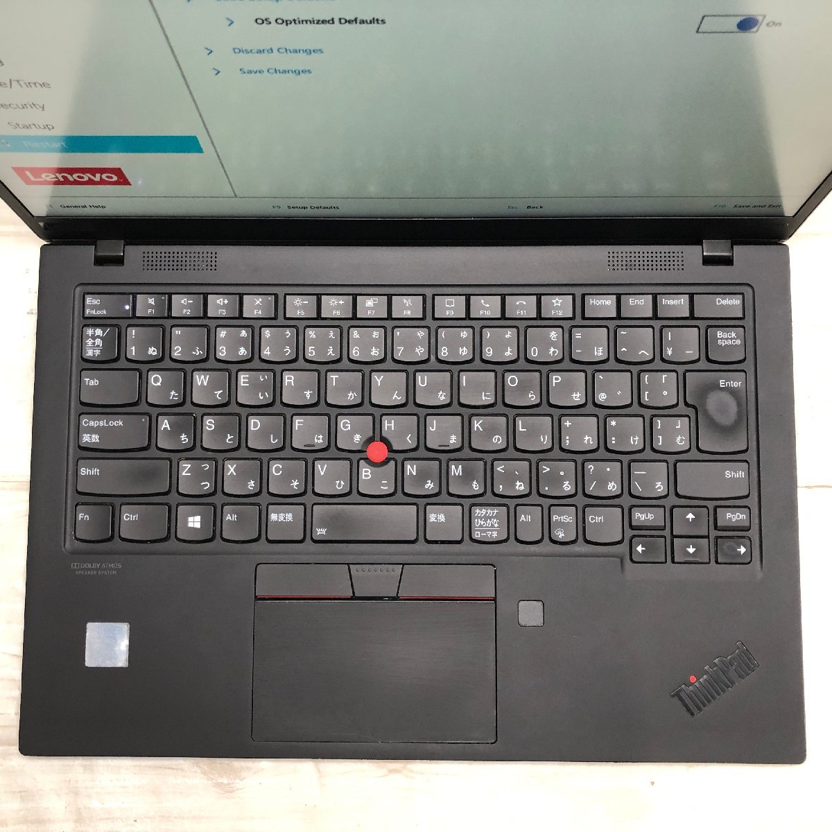 Lenovo ThinkPad X1 Carbon 20UA-S0JK0A Core i7 10610U 1.80GHz/16GB/512GB(NVMe) 〔A0629〕_画像3
