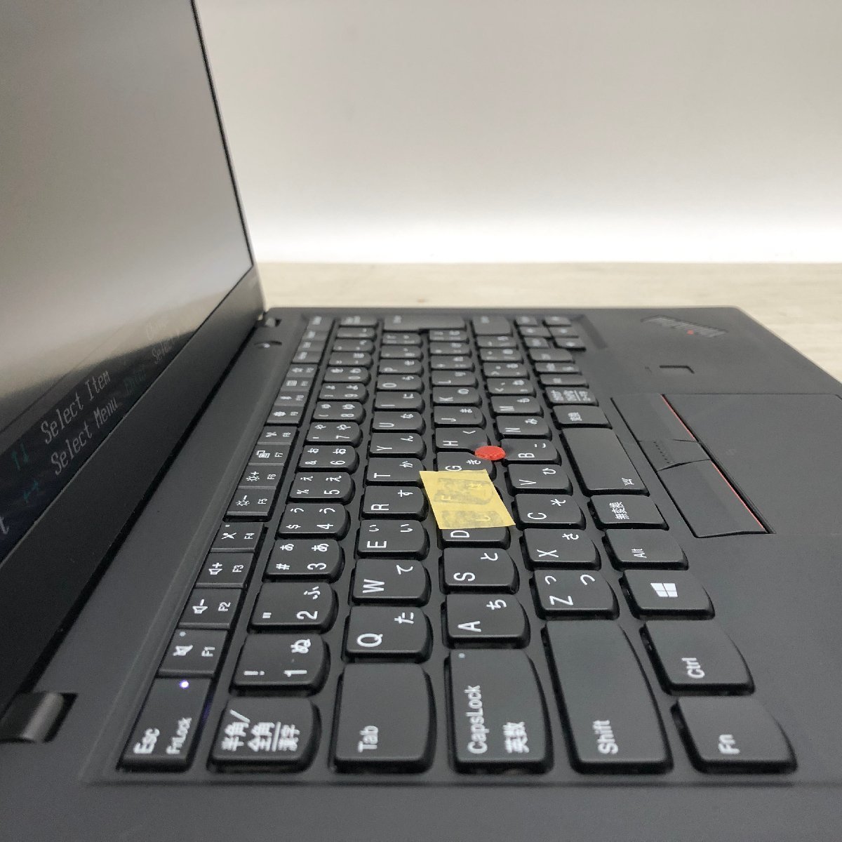 Lenovo ThinkPad X1 Carbon 20KG-S8GB2U Core i7 8650U 1.90GHz/16GB/512GB(NVMe) 〔1113N38〕_画像4
