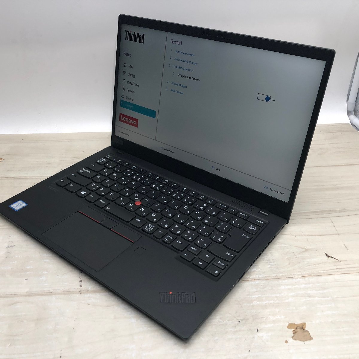 Lenovo ThinkPad X1 Carbon 20QE-S3260H Core i7 8665U 1.90GHz/16GB/512GB(NVMe) 〔A0228〕_画像1