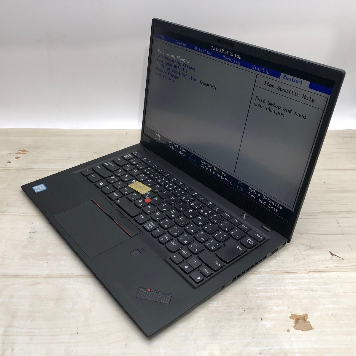 Lenovo ThinkPad X1 Carbon 20KG-S8GB2U Core i7 8650U 1.90GHz/16GB/512GB(NVMe) 〔1113N38〕_画像1