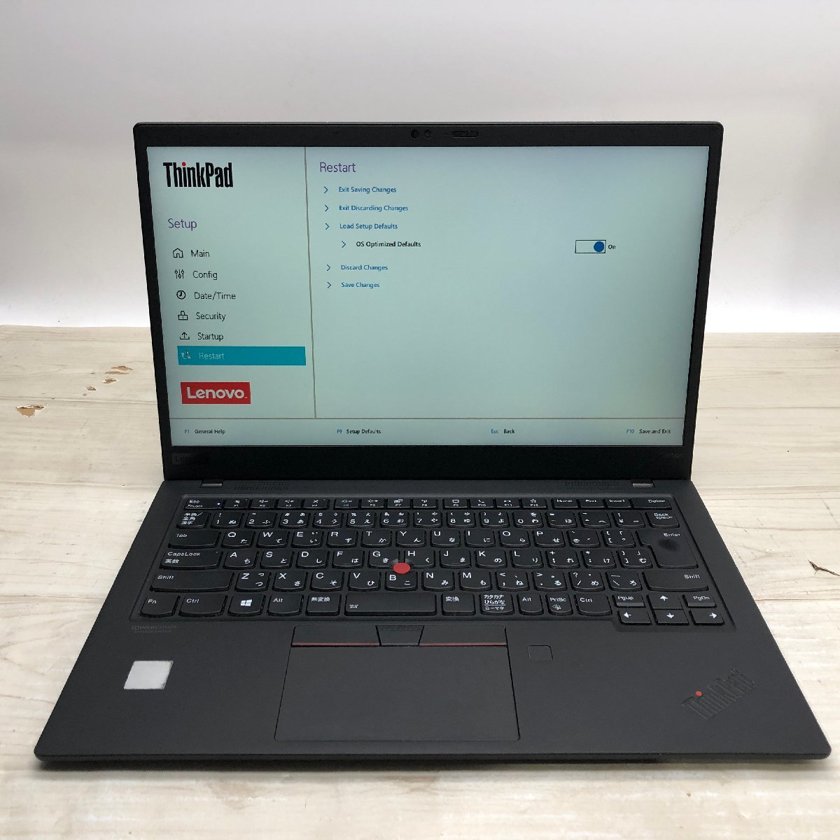 Lenovo ThinkPad X1 Carbon 20UA-S0JK0A Core i7 10610U 1.80GHz/16GB/512GB(NVMe) 〔A0629〕_画像2
