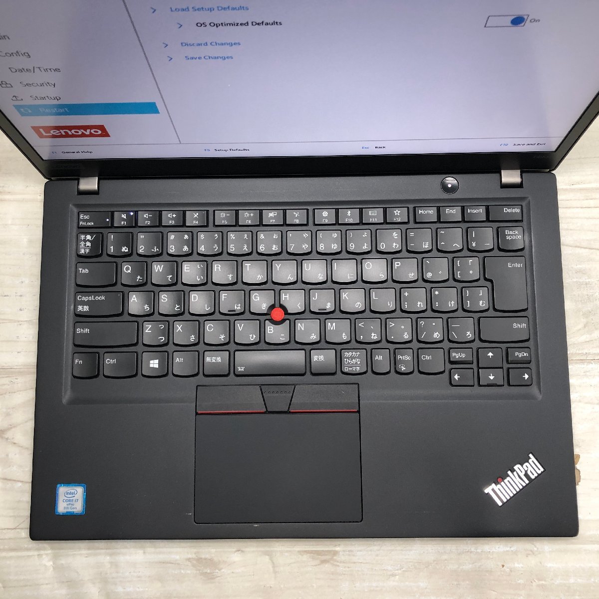Lenovo ThinkPad T490s 20NY-S3L71Q Core i7 8665U 1.90GHz/16GB/512GB(NVMe) 〔A0608〕_画像3