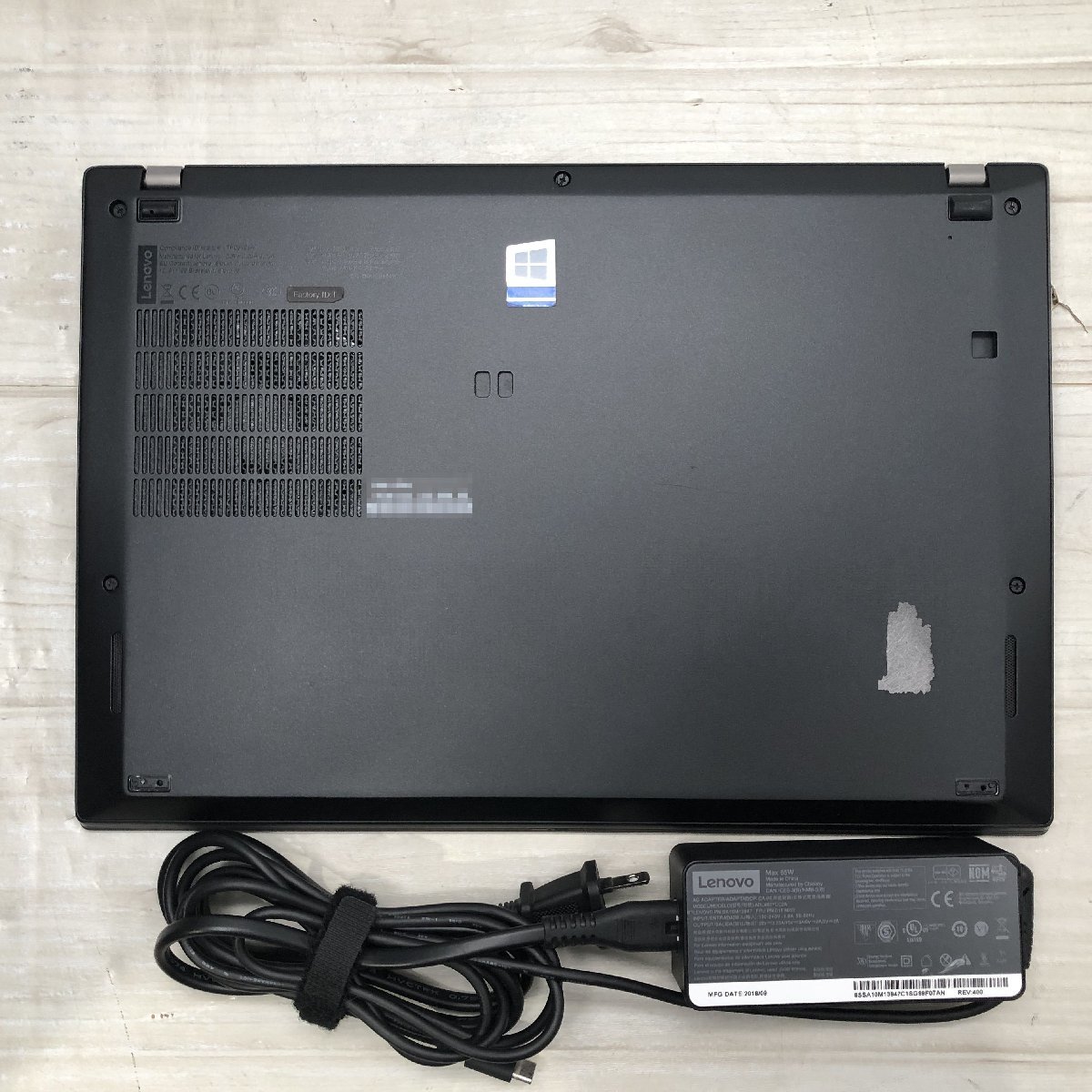 Lenovo ThinkPad T490s 20NY-S3L71Q Core i7 8665U 1.90GHz/16GB/512GB(NVMe) 〔A0508〕_画像9