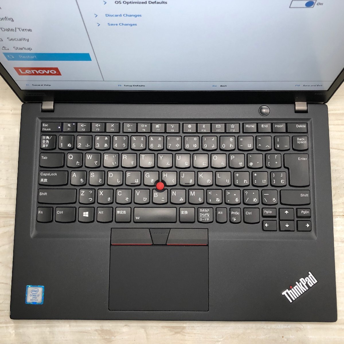 Lenovo ThinkPad T490s 20NY-S3L71Q Core i7 8665U 1.90GHz/16GB/512GB(NVMe) 〔A0610〕_画像3