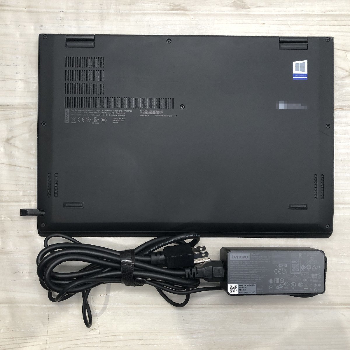 Lenovo ThinkPad X1 Yoga 20LE-S3000L Core i7 8650U 1.90GHz/16GB/256GB(NVMe) 〔1117N43〕_画像10