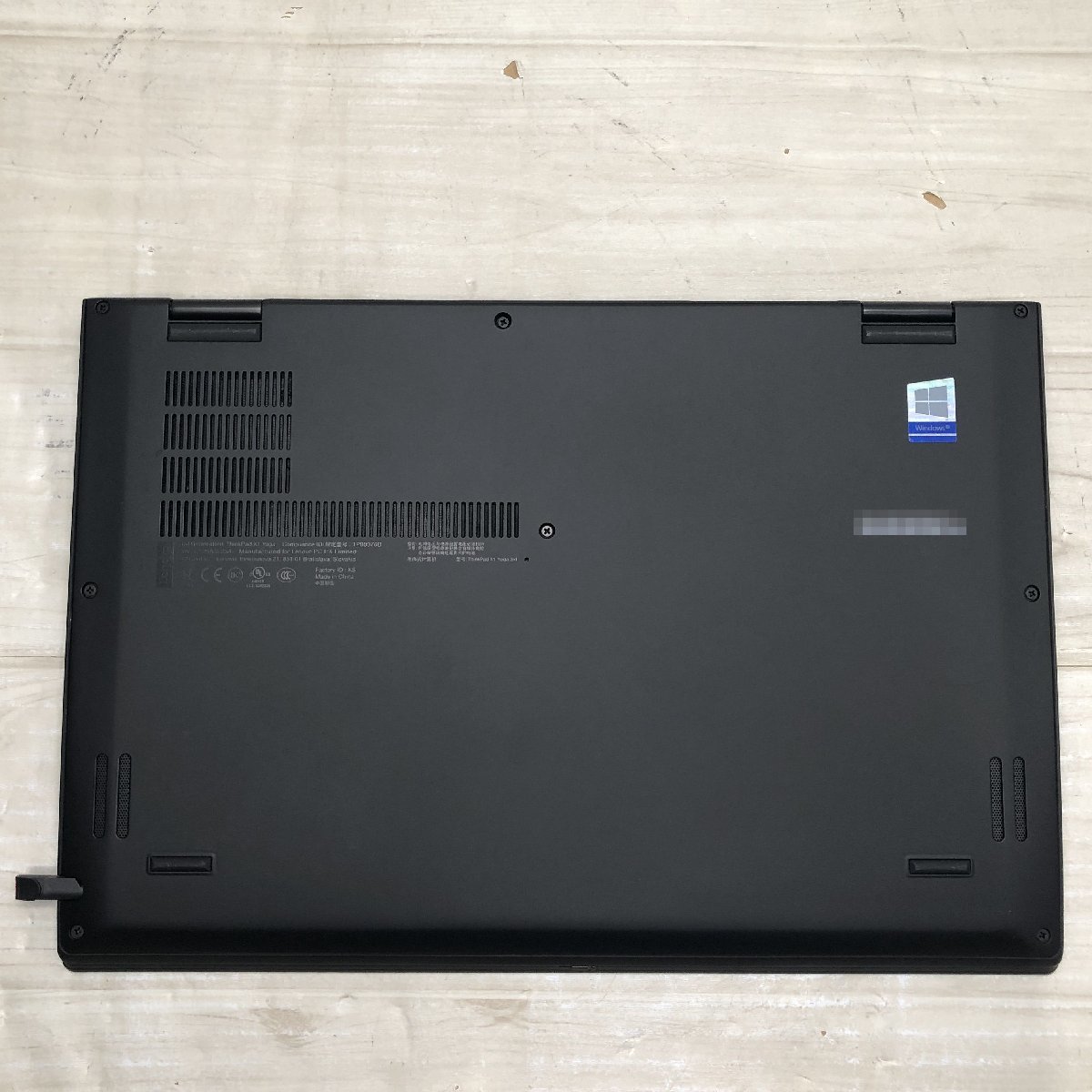Lenovo ThinkPad X1 Yoga 20LE-S3000C Core i7 8650U 1.90GHz/16GB/256GB(NVMe) 〔1120N42〕_画像10
