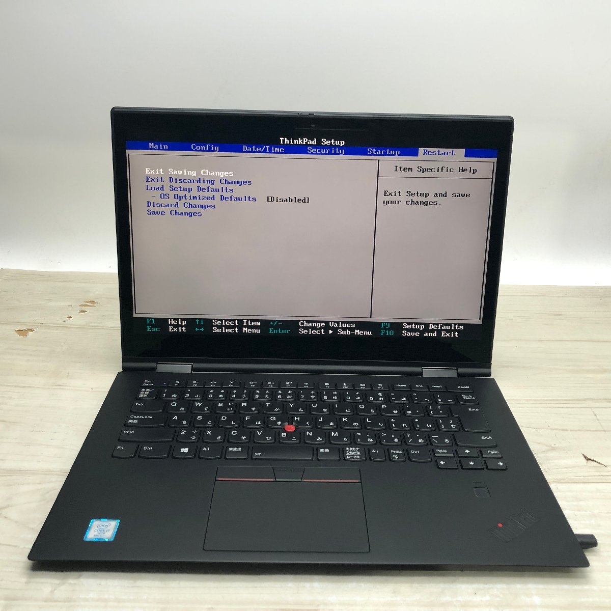 Lenovo ThinkPad X1 Yoga 20LE-S3000L Core i7 8650U 1.90GHz/16GB/256GB(NVMe) 〔1120N33〕_画像2