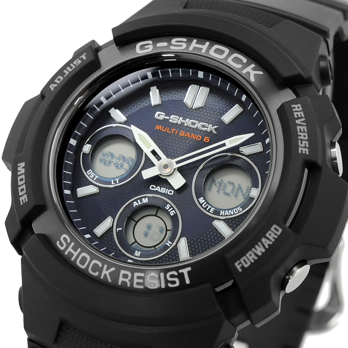 CASIO カシオ 腕時計 メンズ G-SHOCK Gショック 海外モデル 電波ソーラー マルチバンド6 AWG-M100SB-2A_画像1