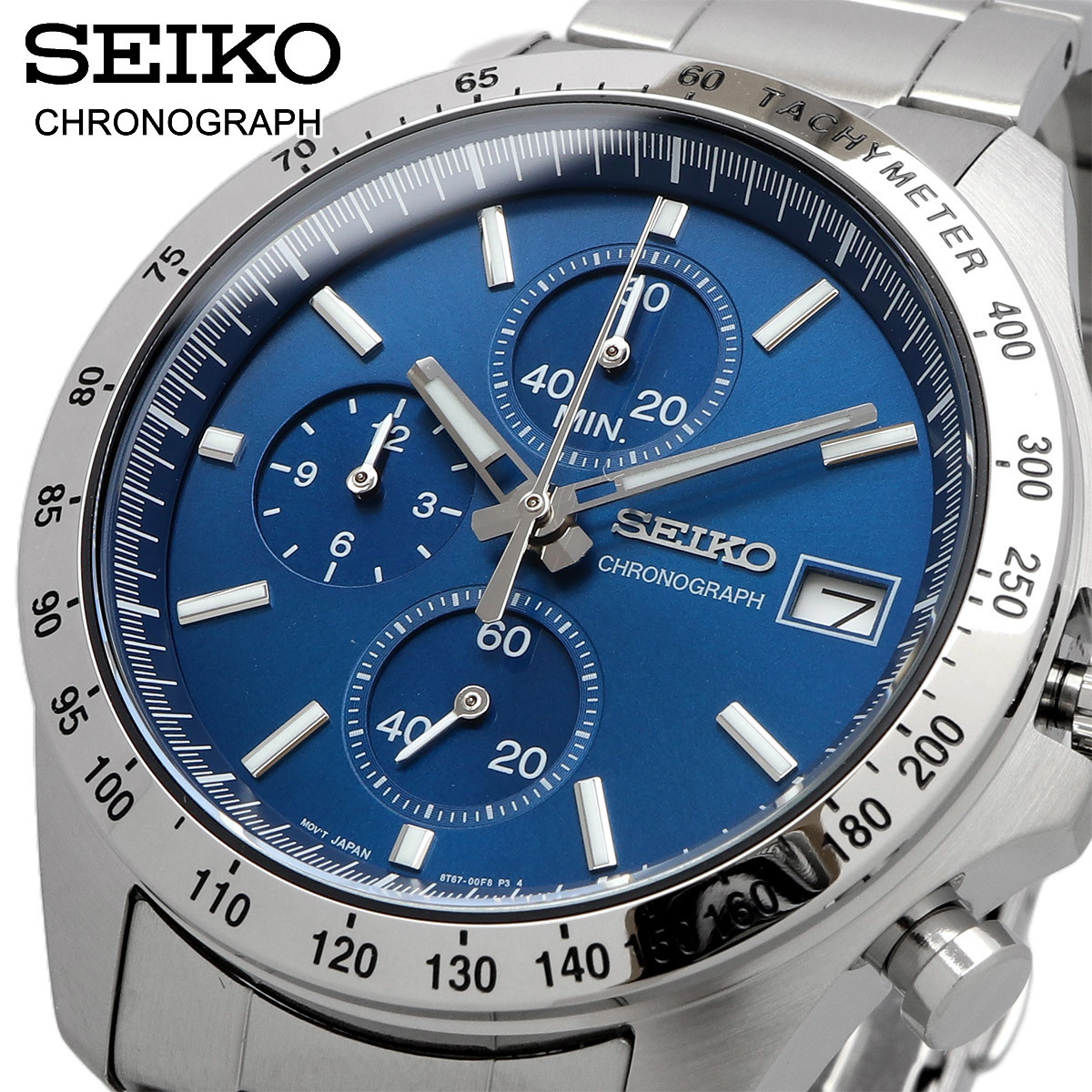 SEIKO セイコー 腕時計 メンズ 国内正規品 セイコーセレクション クォーツ クロノグラフ ビジネス SBTR023_画像1