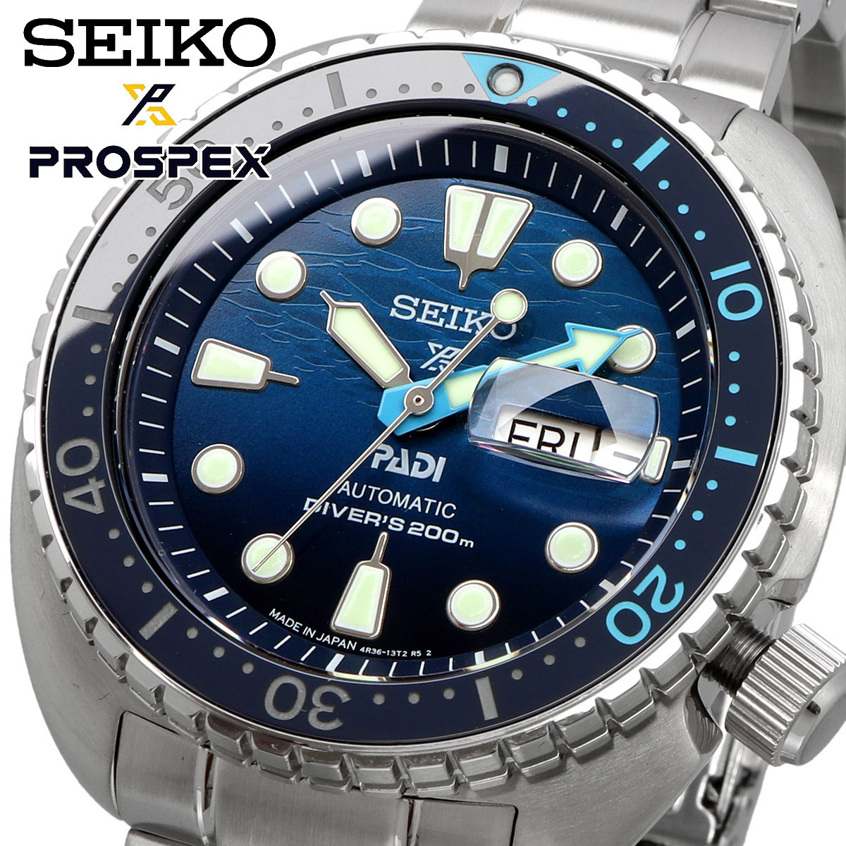 SEIKO セイコー 腕時計 メンズ 海外モデル MADE IN JAPAN PROSPEX プロスペックス 自動巻き ダイバーズ SRPK01