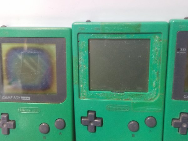 ★ジャンク Nintendo ゲームボーイポケット 6台 ライト1台 計7台セット まとめ MGB-001 MGB-101 GAMEBOY pocket Light(2925792)_画像3