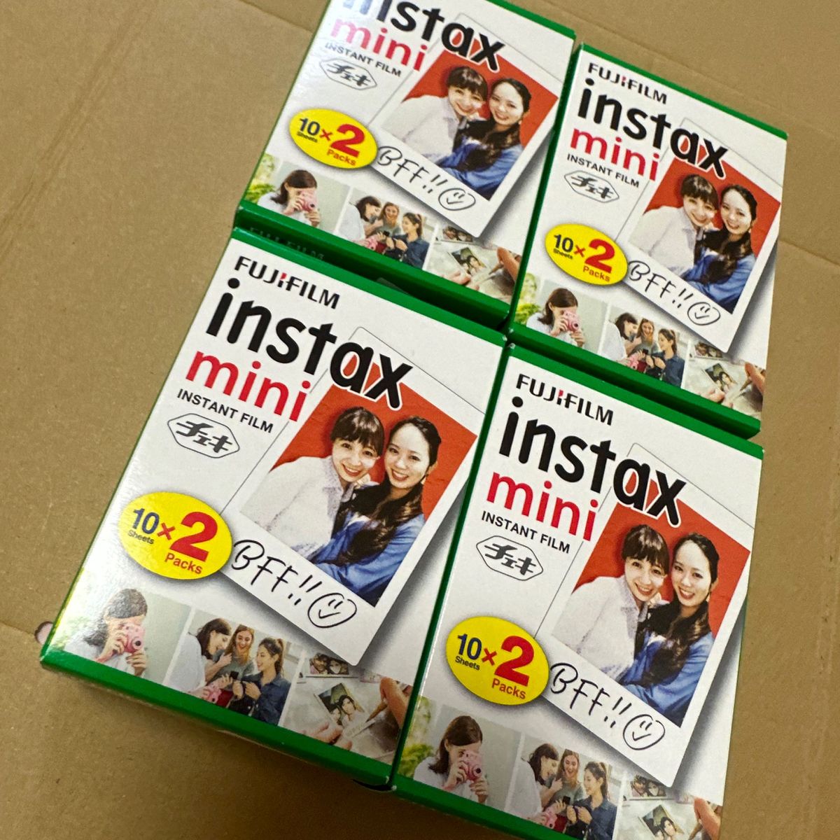 FUJIFILM INSTAX MINI JP 2 チェキ instax mini フィルム10枚入り 8パック 合計80枚 
