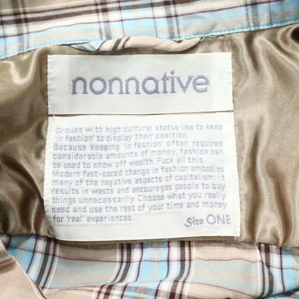 nonnative ノンネイティブ 春夏 エポレット★ 半袖 ミリタリー オープンカラー ワーク シャツ Sz.one　メンズ 日本製　A2T05115_5#A_画像6