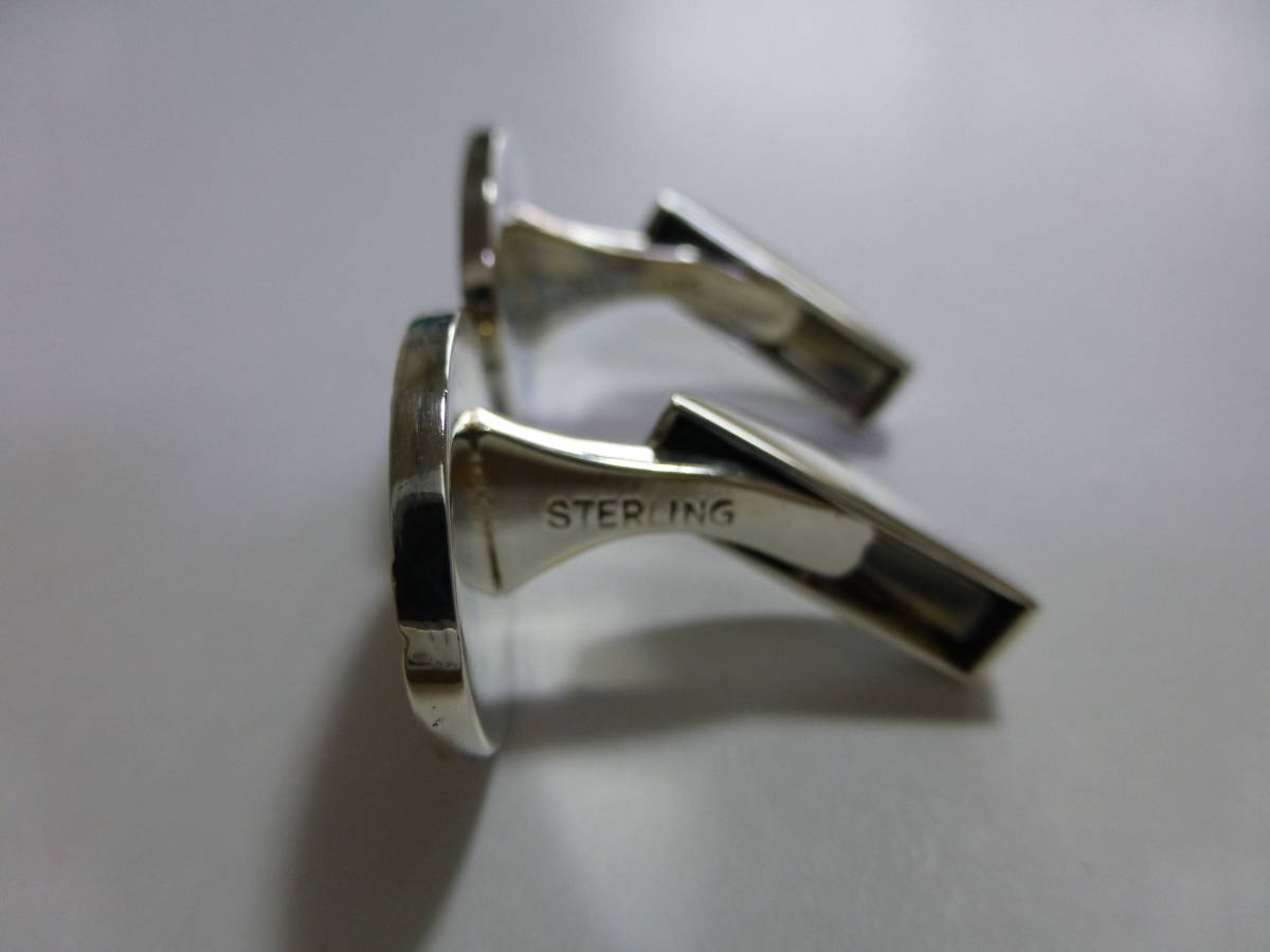 TIFFANY&Co. STERLING SILVERS 925 Cuffs ティファニー スターリング シルバー 14K カフス 送料込_画像5