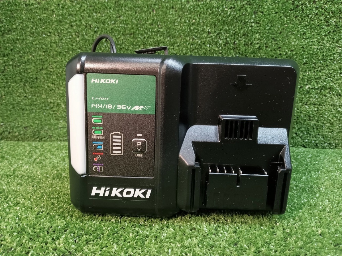 未使用 HiKOKI ハイコーキ 36V コードレス インパクトドライバ Bluetooth蓄電池 2個 充電器 付 WH36DC 2XPS (CS) コーラルストーン 限定色_画像8