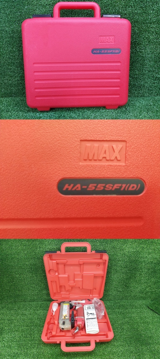 中古 MAX マックス 高圧 55ｍｍ フィニッシュネイラ 仕上釘打機 HA-55SF1(D)　②_画像10