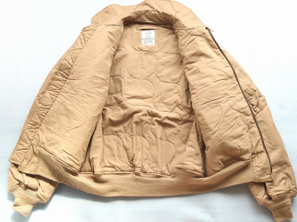 ☆米軍実物 CWU-45/P Tan M 艶無し 新品 2014年 フライトジャケット