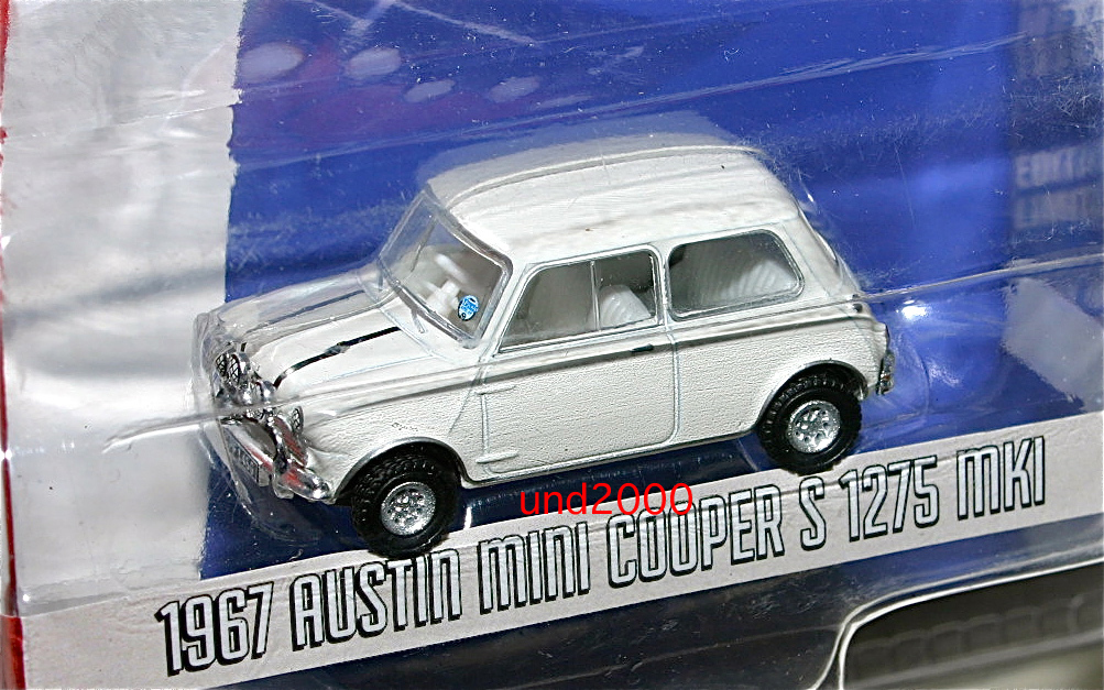 Greenlight ミニミニ大作戦 1/64 1967 Morris Mini Cooper S 1275 MK1 モーリス ミニクーパー ホワイト Italian Jobイタリアン ジョブ ミニ_画像2