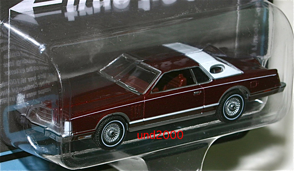 Auto World 1/64 1979 Lincoln Continental Mark V リンカーン コンチネンタル マーク 5 ダークレッド オートワールド Autoworld_画像2