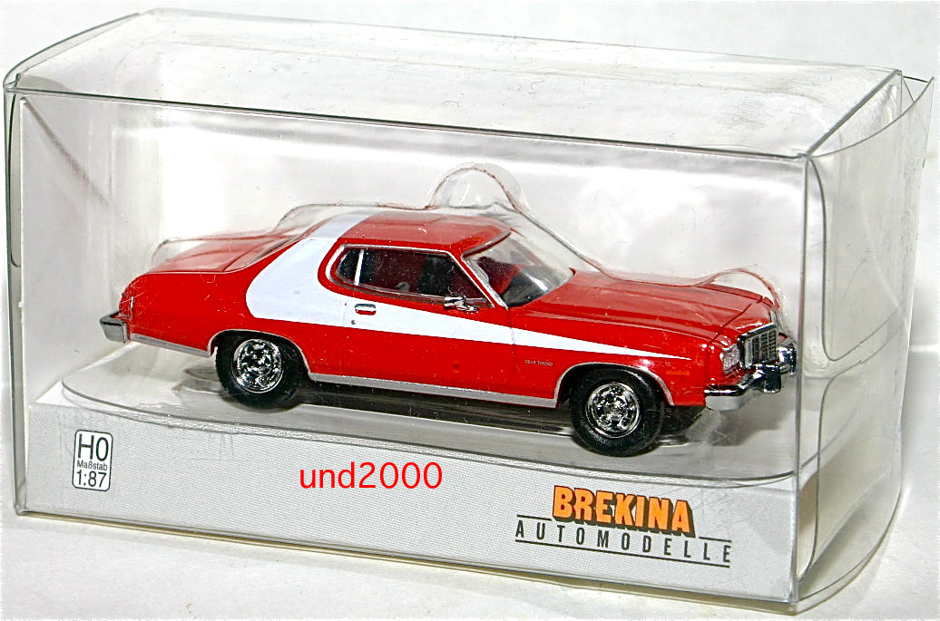 Brekina HO 1/87 フォード グラン トリノ Ford Gran Torino 刑事スタスキー&ハッチ Starsky & Hutch 赤い稲妻 ブレキナ_画像1