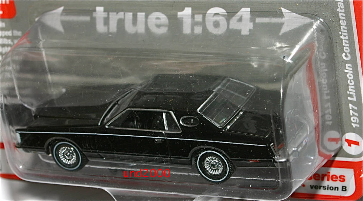Auto World 1/64 1977 Lincoln Continental Mark V リンカーン コンチネンタル マーク 5 ブラック オートワールド Autoworld_画像4