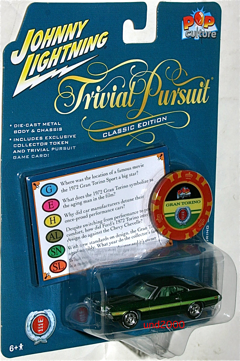 Johnny Lightning 1/64 グラン・トリノ クリント イーストウッド 1972 Ford Gran Torino Sport フォード スポーツ ジョニーライトニング_画像2