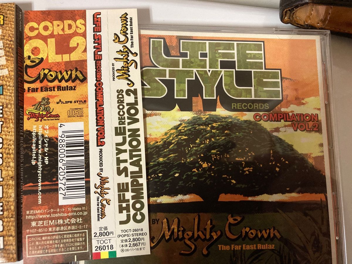 MIGHTY CROWN-LIFESTYLE RECORDS COMPILATION VOL.1から4  4枚セット全て帯付き美品