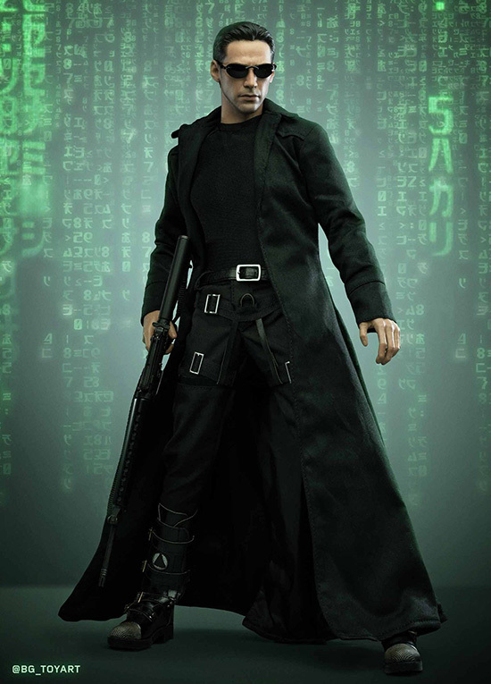 ホットトイズ　HOT TOYS【ムービー・マスターピース】MATRIX 『マトリックス』 1/6　ネオ　キアヌ・リーブス_画像4