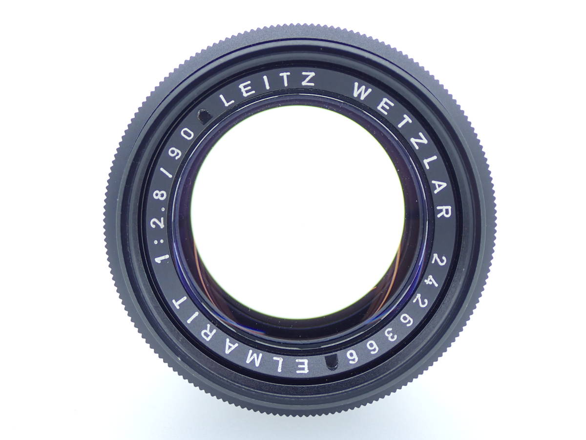 LEICA ライカ LEITZ WETZLAR ELMARIT 1:2.8/90 エルマリート カメラ レンズ キャップ フィルター付き ブラック_画像1