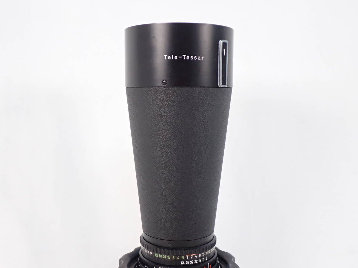 HASSELEBLAD Carl Zeiss Tele-Tessar 1:8 f=500mm ハッセルブラッド カメラ レンズ 望遠 キャップ フード フィルター付き_画像4